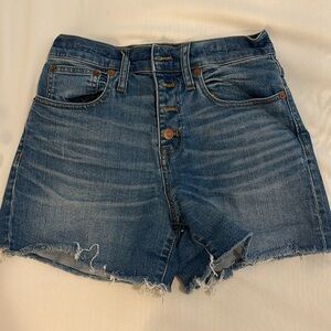 Madewell Denim High Rise Shorts